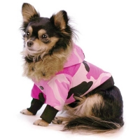 Dog coat Eskimo Camouflage pink, size 3XL